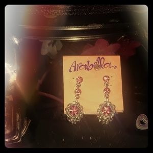 Gorgeous Pink Bling Earrings 🌸💖